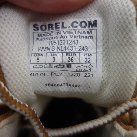 NEW Sorel Women's 5  Out N About III Classic Waterproof Duck Boot Taffy Black - Picture 4 of 9